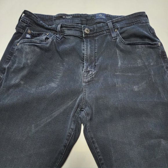 AG Adriano Goldschmied Black Wash The Everett Slim Jeans - Picture 3 of 6